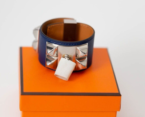 Hermes navy blue collier - collier, de