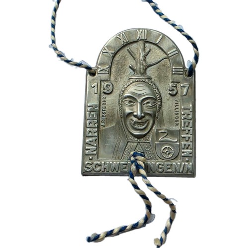 Fasnet plakette 1957 - fasnet, •