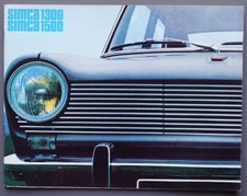 Prospekt simca 1300 - simca, 1300/1500