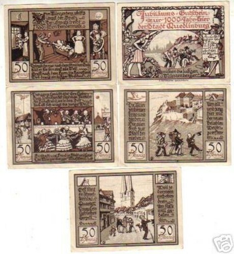 Banknoten notgeld der - 5,