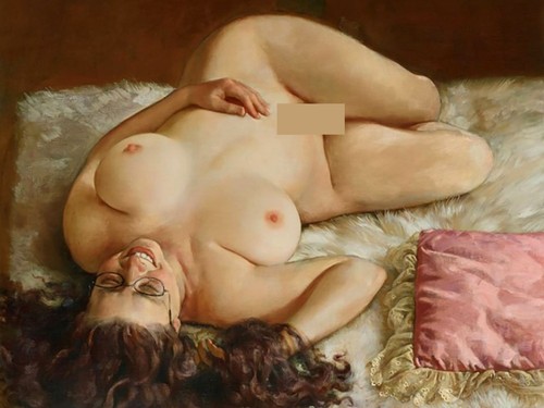 Erotik art nude pin - art,