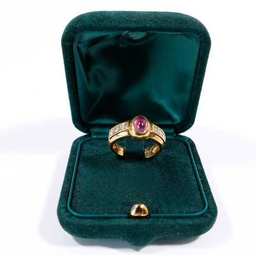 Ring 750 gold tourmaline