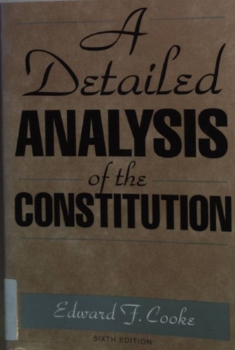 Detailed analysis the - a,