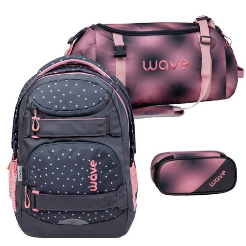 Schulrucksack wave dots - schulrucksack, "dots
