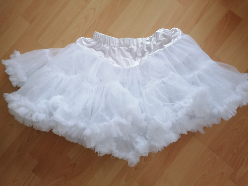 Petticoat weiß und schwarz