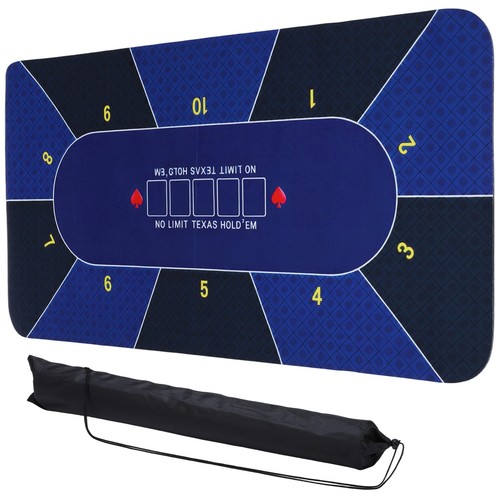 Portable poker table mat - portable,