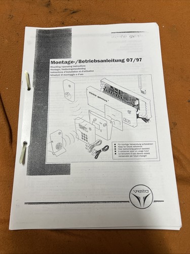 Velta genius betriebsanleitung - velta,