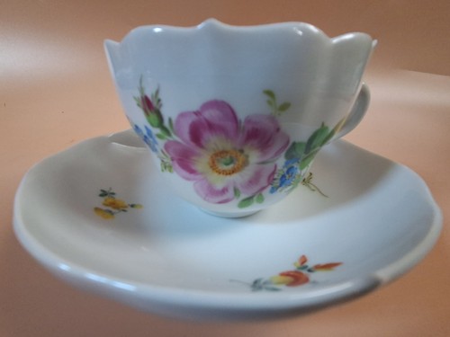Meissen kaffeetasse untertasse - kaffeetasse,