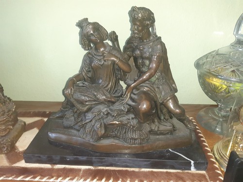 Bronzeskulptur bronze figure - bronzeskulptur,