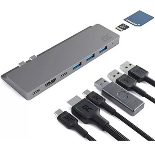 Green cell usb - hub, 8
