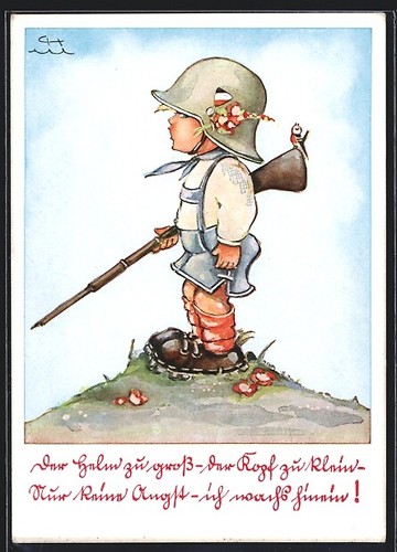 Kindersoldat mit stahlhelm - kindersoldat,