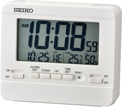 Seiko wecker lcd qhl086w - -,