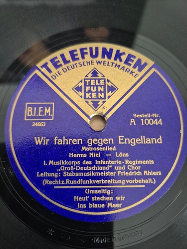 Wir fahren gegen engelland - wir,