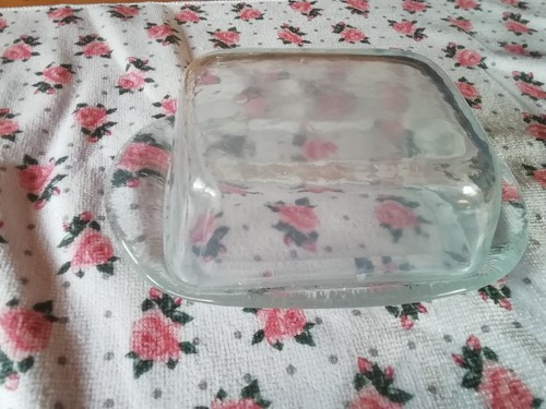 Butterdose aus glas - butterdose,