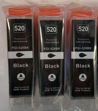 Black 520bk patronen - 3x,