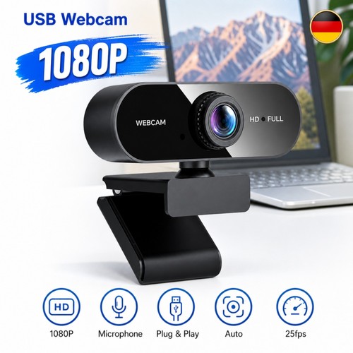 Webcam kamera 1080p usb - webcam, mit