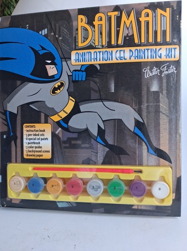 Batman animation cel - animation, painting