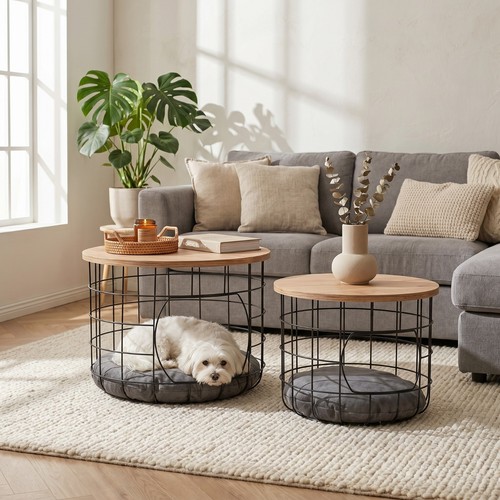 Beistelltisch 2er set - beistelltisch,