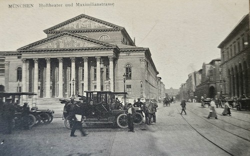 München max joseph platz - ak,