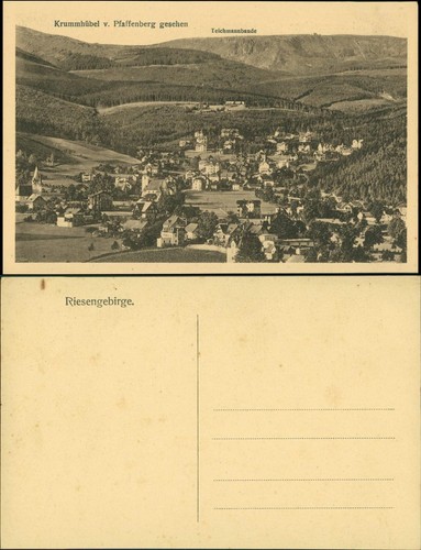 Postcard krummhübel karpacz - postcard,