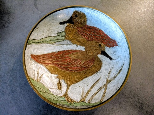 Edle vintage messingschale - edle,