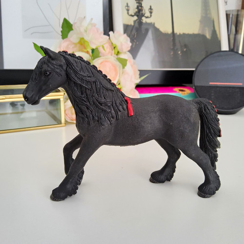 Schleich pferd 13749 friesen - schleich,