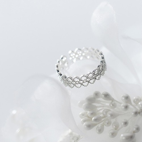 Breiter ring spitze - ring,