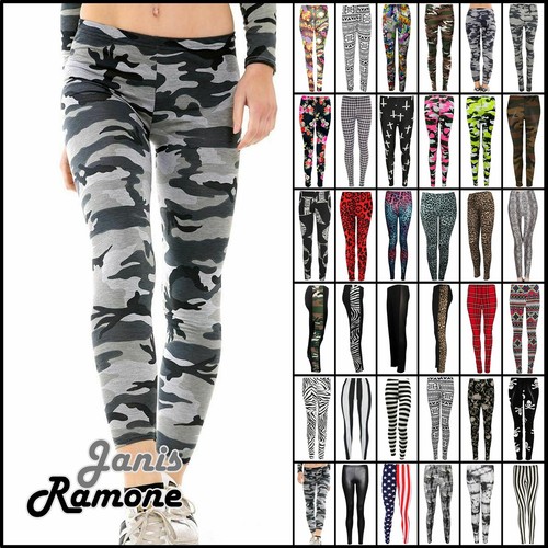 Damen bedruckte leggings - damen,