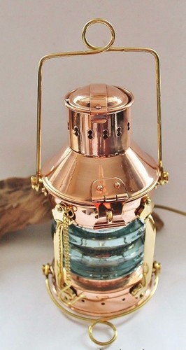 Schiffslampe ankerlampe kupfer - schiffslampe,