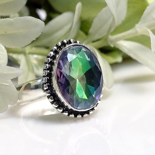Facettierter mystic topas oval - facettierter,
