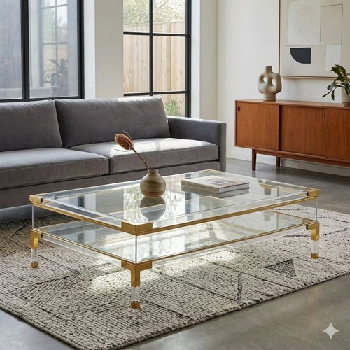 Vintage couchtisch glas - vintage,