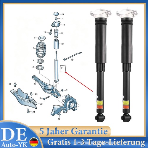 Stoßdämpfer hinten für - stoßdämpfer,