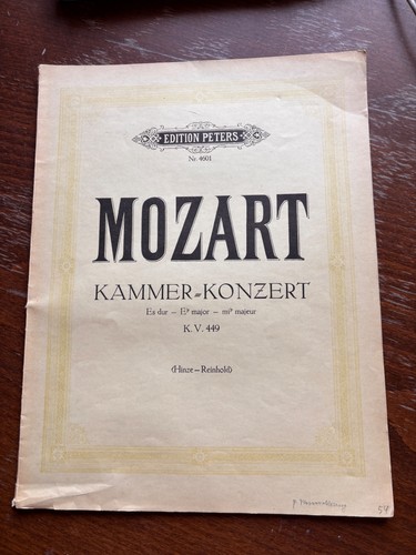Mozart kammer konzert - kammer,