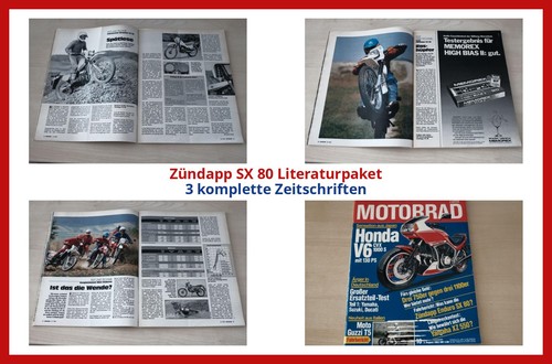 Zündapp literaturpaket - sx, 80