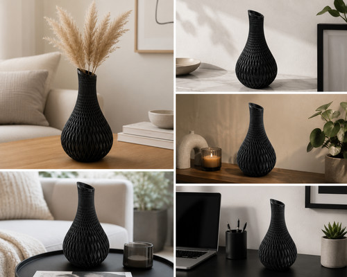 Moderne druck vase - moderne, 3d