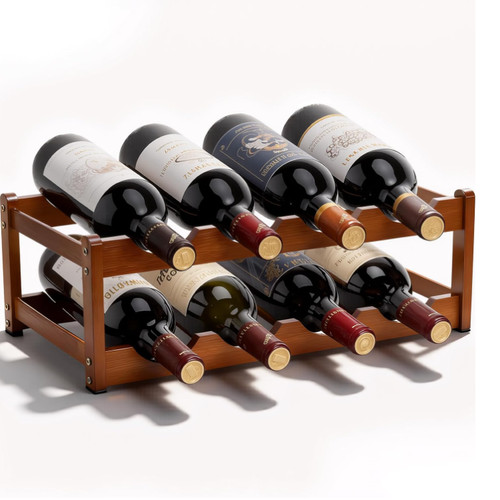 Weinregal bambus flaschen - weinregal,