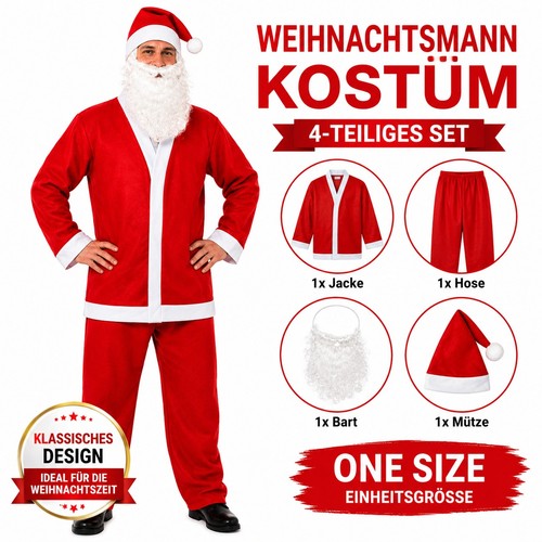 Weihnachtsmann kostüm - weihnachtsmann,