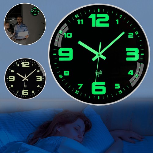 Leuchtend wanduhr funk - wanduhr,