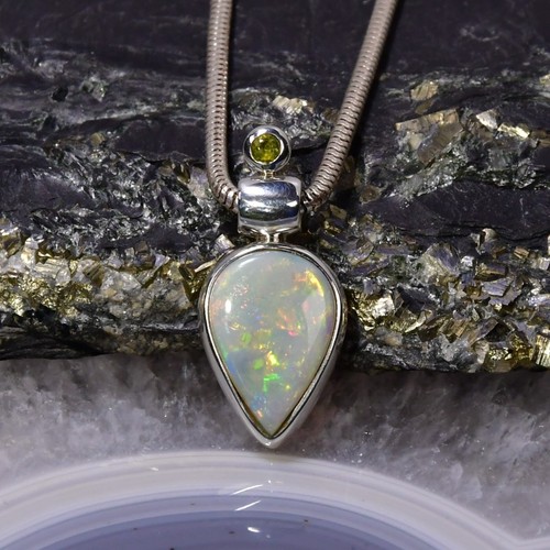 Edel opal anhänger 925er - edel,