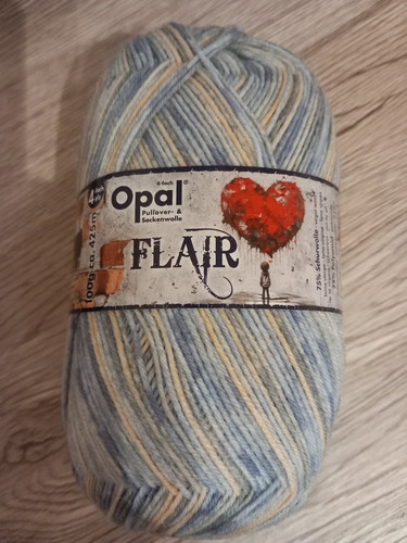 Opal sockenwolle flair - opal,