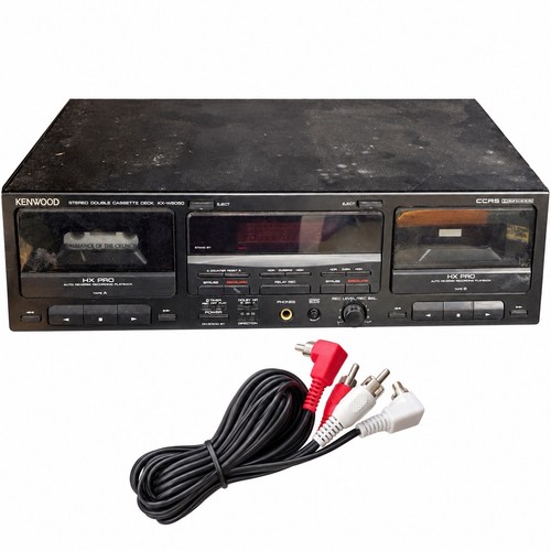 Kenwood w8050 dual cassette - kenwood, kx-w8050