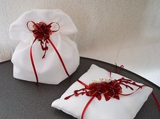 Ringkissen + Beutel bordo