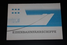 Großformat Bildermappe Deutsche Reichsbahn Eisenbahnfährschiffe Ostsee DDR 1984