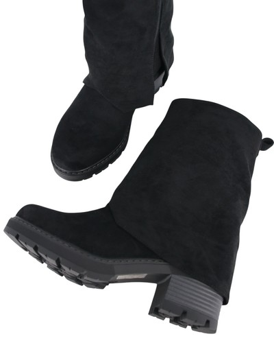 Kurze stiefel mit absatz - stiefel,
