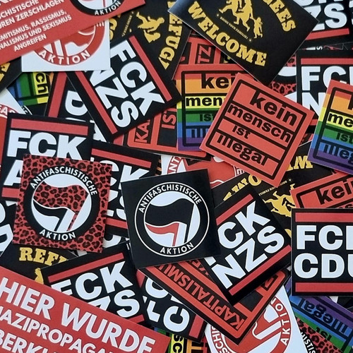 100x linke sticker fck - linke,