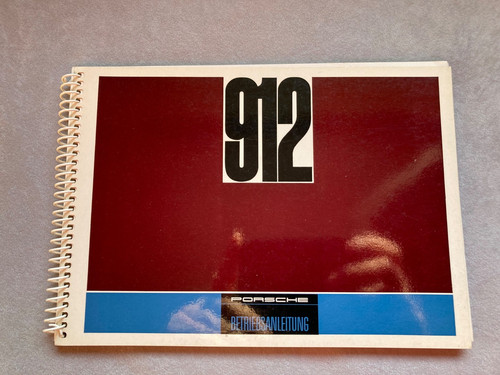 Betriebsanleitung porsche 912 - betriebsanleitung,