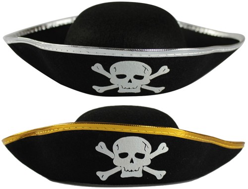 Piratenhut mit - 2x,