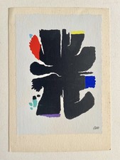 Originalgraphik,Postkarte Originalgraphik Willi Baumeister aru 5/b, Serigraphie