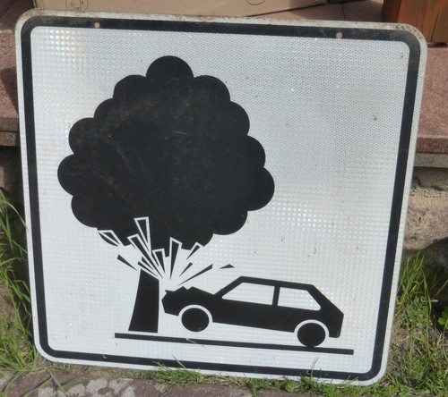 Alt verkehrsschild warnung - warnung, vor