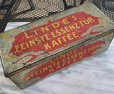 Blechdose Linde‘s Feinste Essenz für Kaffee 31x13x11 cm (L/B/H) nostalgisch